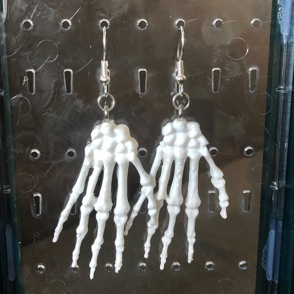 Skeleton Hand Earrings