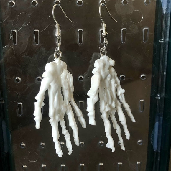 Skeleton Hand Earrings