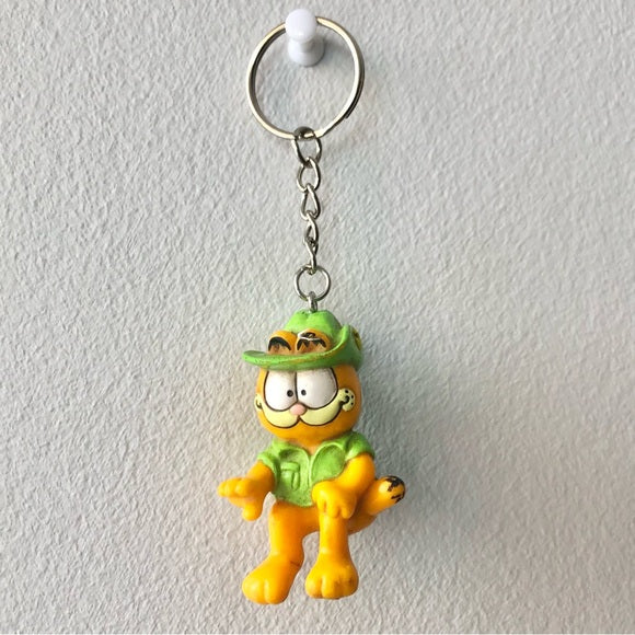 Garfield Sitting Toy Keychain
