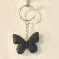 Black and Navy Butterfly Keychain