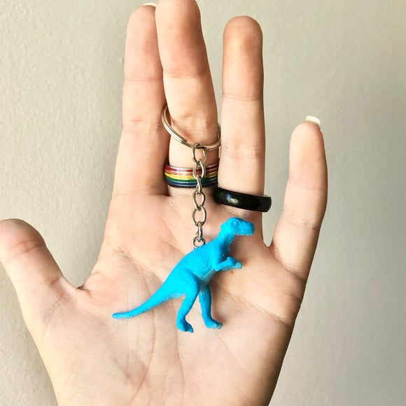 Toy Dinosaur Keychain
