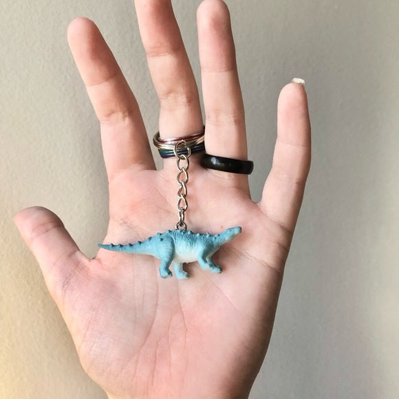 Toy Dinosaur Keychain