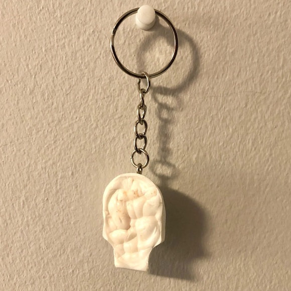 Handmade Skull Keychain