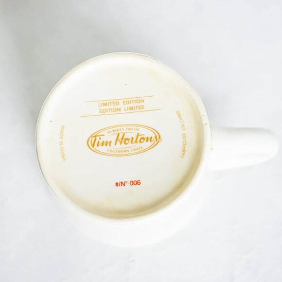 Handmade Tim Horton's French Vanilla Mug Candle