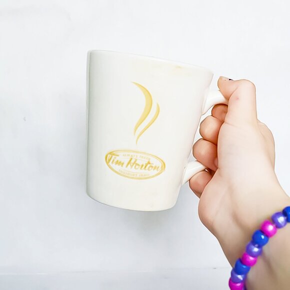 Handmade Tim Horton's French Vanilla Mug Candle