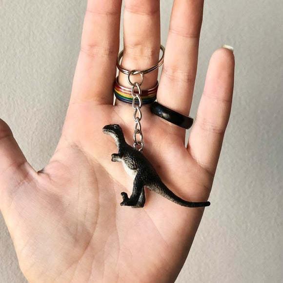 Toy Dinosaur Keychain