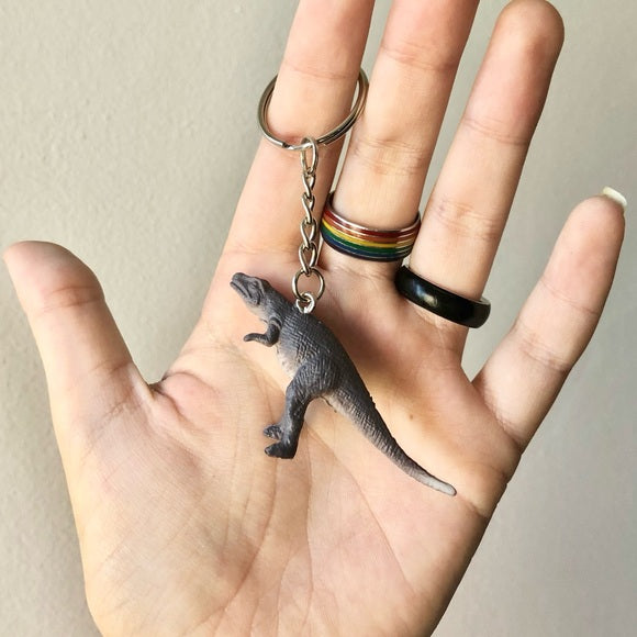 Toy Dinosaur Keychain