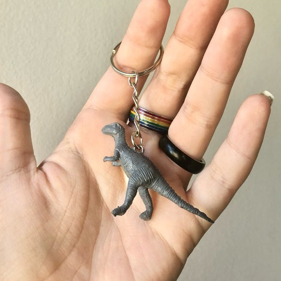 Toy Dinosaur Keychain