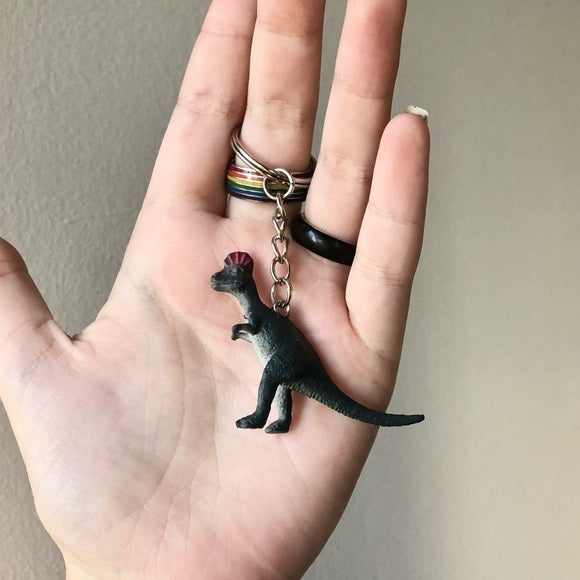 Toy Dinosaur Keychain