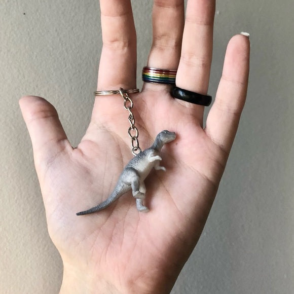 Toy Dinosaur Keychain