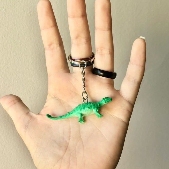 Toy Dinosaur Keychain