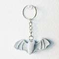 Recycled Plastic Bat Keychain Spooky Halloween Accessory
