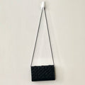 Black Beaded Crossbody Evening Purse