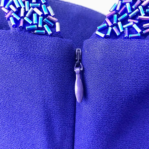 Daymor Couture Cobalt Formal Evening Dress