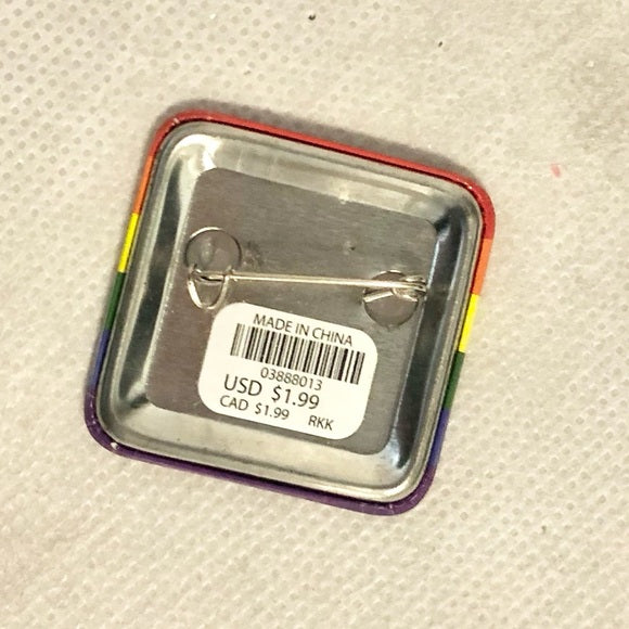 Gay Pride Pinback Buttons