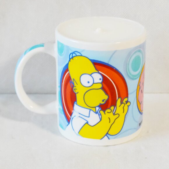 Handmade Homer Simpson Donut Mug Candle