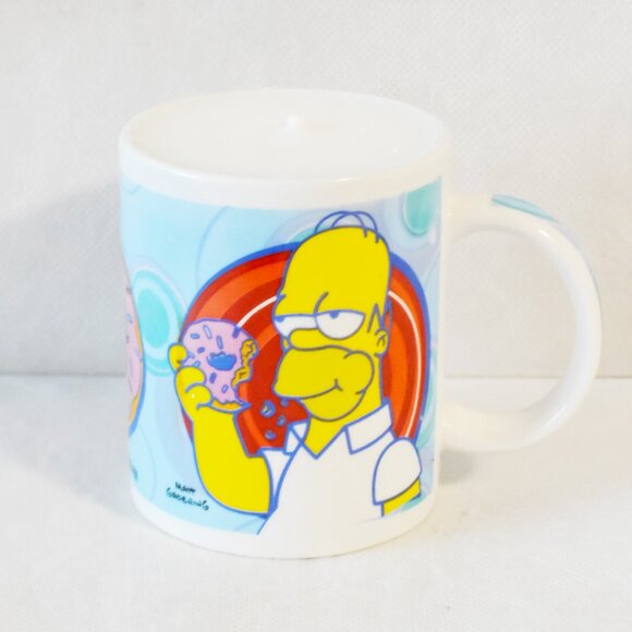 Handmade Homer Simpson Donut Mug Candle
