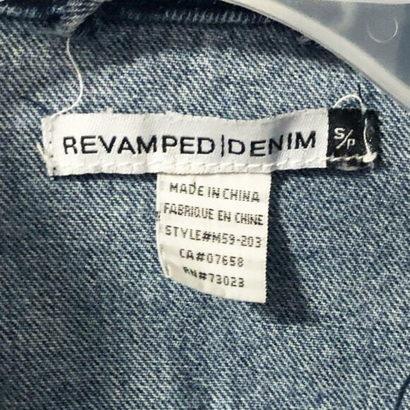 Distressed Ripped Denim Jacket