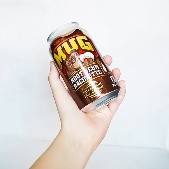 Mug Root Beer Pop Can Candle