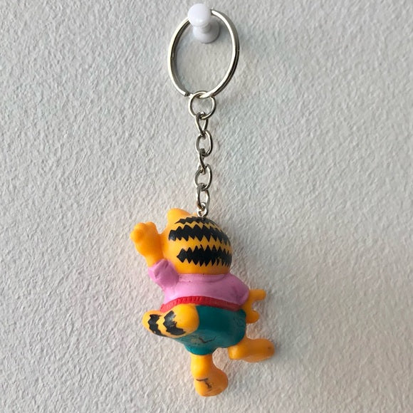 Garfield Waving Toy Keychain