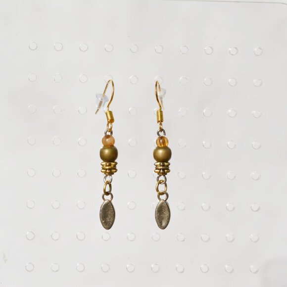 Dainty Gold Bohemian Dangle Earrings