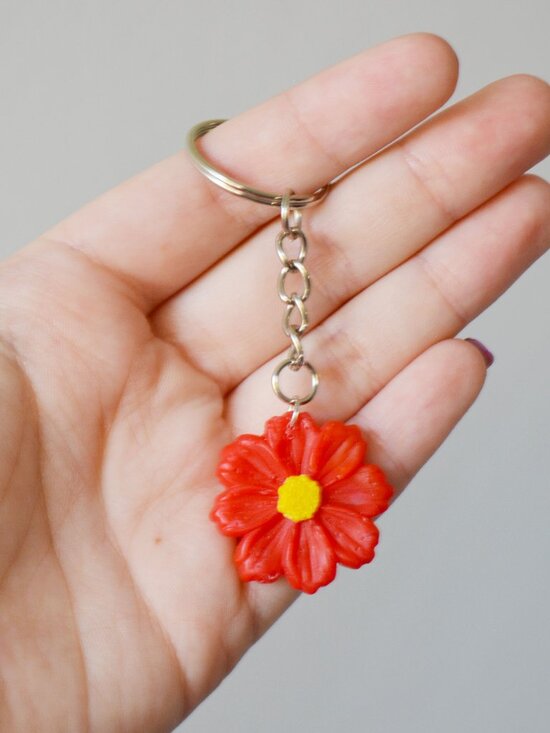 Daisy Keychain