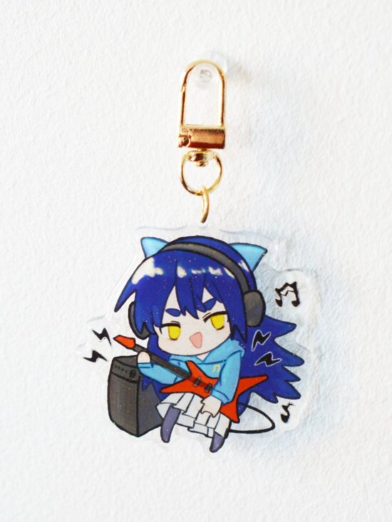 Ryo Yamada Keychain Bocchi the Rock Anime Acrylic Bag Charm