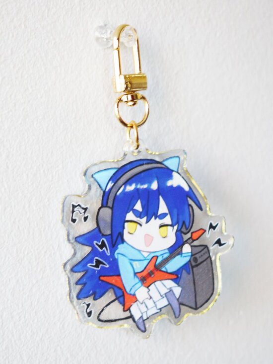 Ryo Yamada Keychain Bocchi the Rock Anime Acrylic Bag Charm