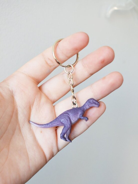 Toy Dinosaur Keychain