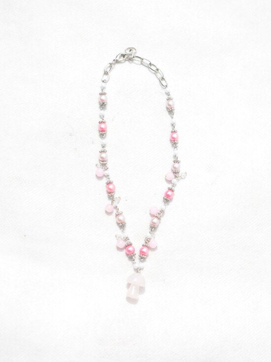 Pastel Mushroom Cottagecore Choker Necklace