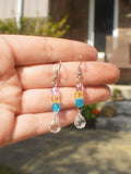 Handmade Beaded Pansexual Pride Earrings