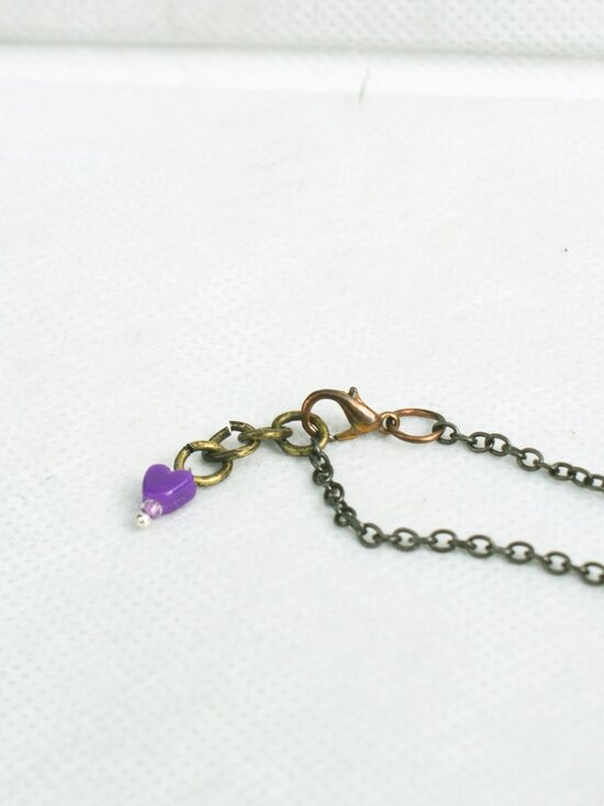Handmade Beaded Rainbow Pride Drop Necklace