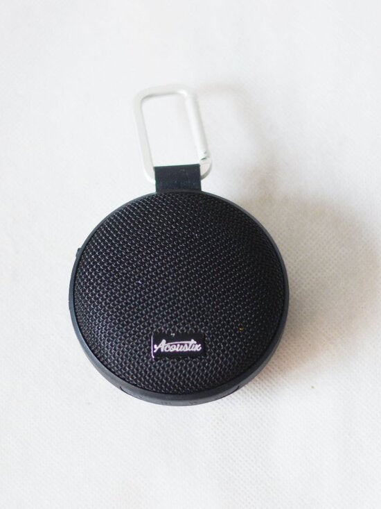 Water Resistant Acoustix Bluetooth Speaker with Charging Cable
