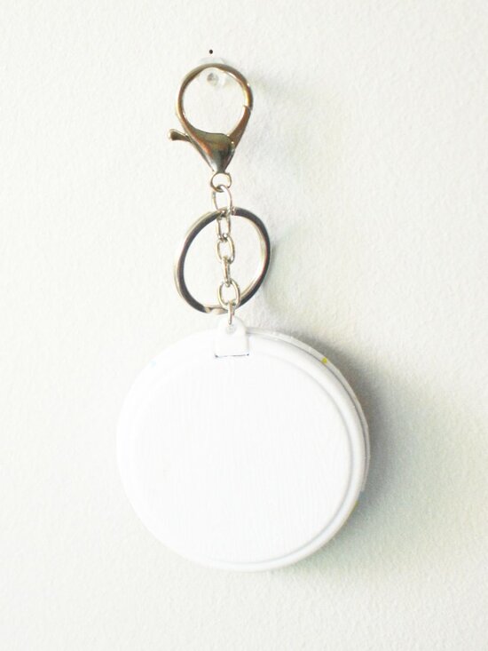 Butterfly Compact Mirror Keychain