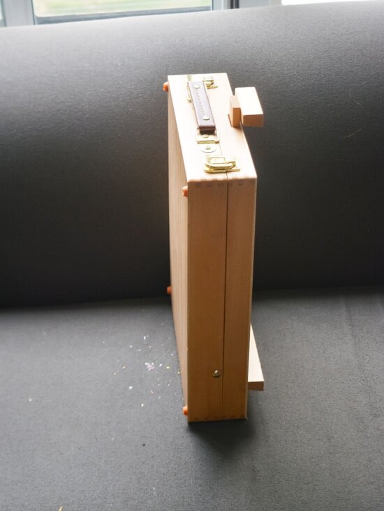 Portable Artist Easel Storage Compartment